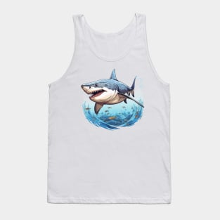 Blue Shark Tank Top